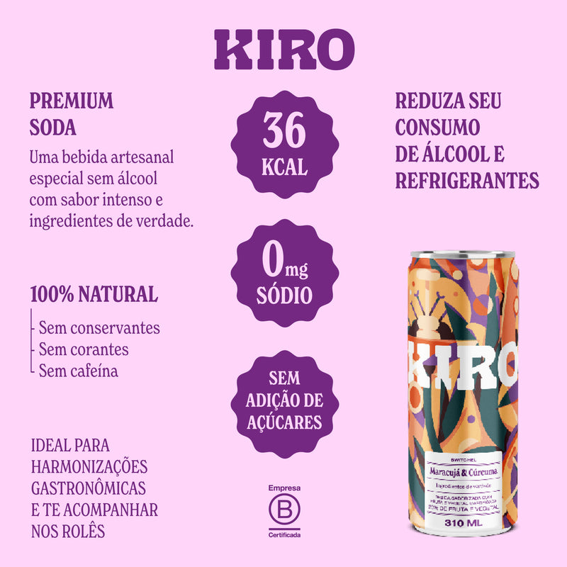 Kiro Maracujá & Cúrcuma (12un.)